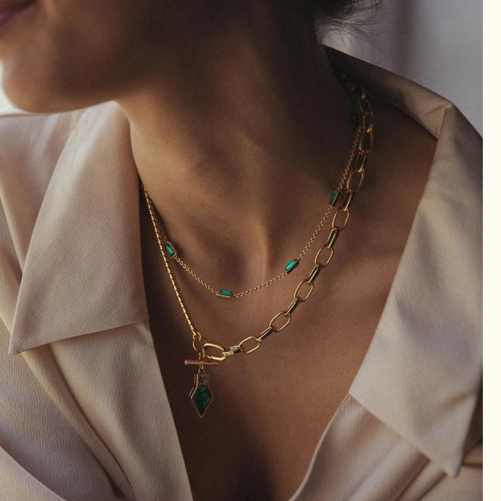 33 MM Gold Madison Necklace